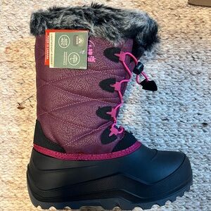 Kamik Snowangel Kids' Winter Boot — Grape and Black